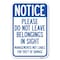 Signmission Safety Sign, 12 in Height, Aluminum, 23529 A-1218-23529 - alternate 1